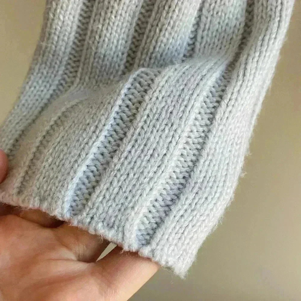 Lord & Taylor Periwinkle Cowl Neck Knit Sweater, Size Medium - Picture 3 of 16